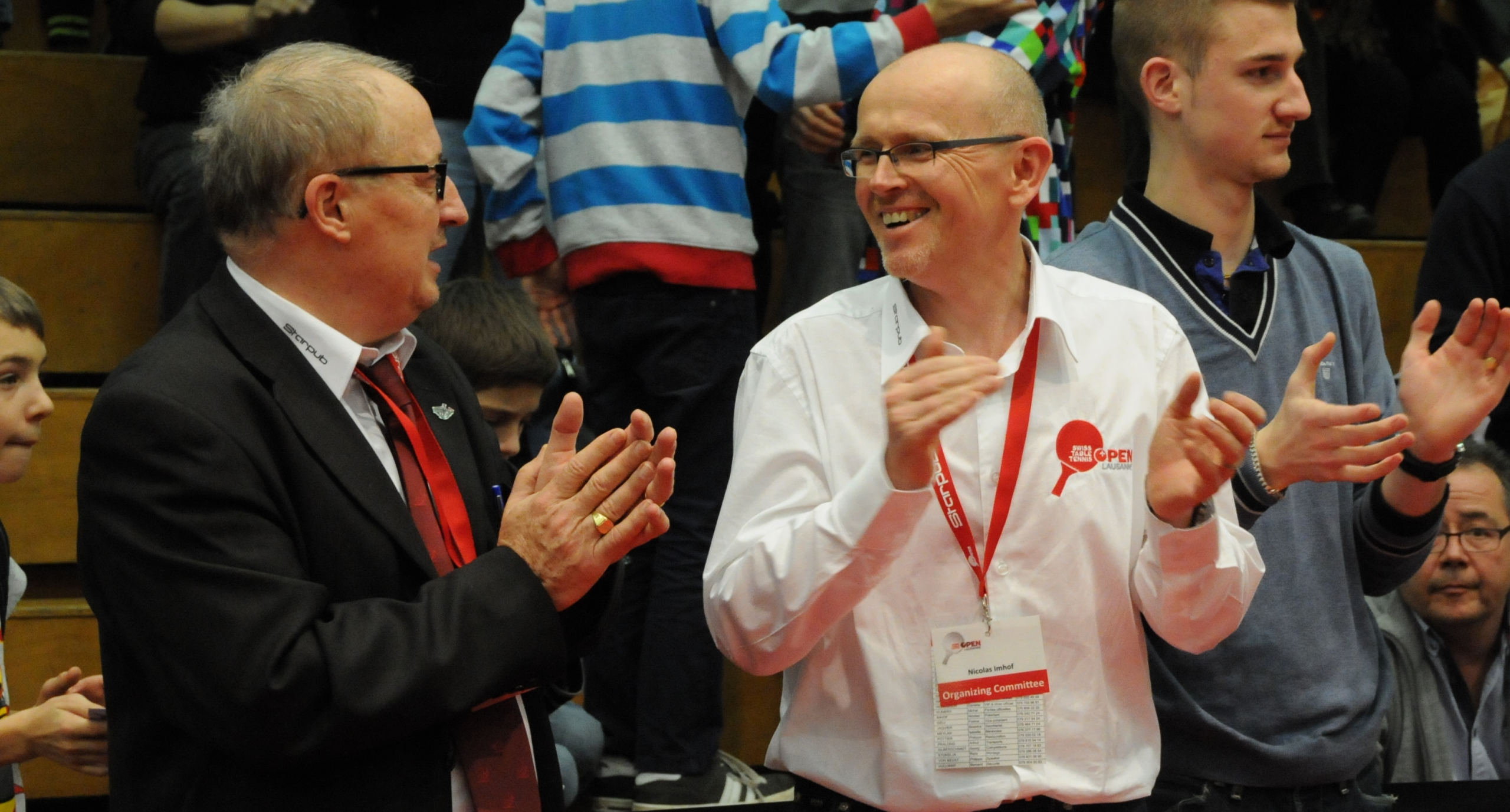 Pr&auml;sident und Pr&auml;sidentschaftskandidat am Swiss Open 2013