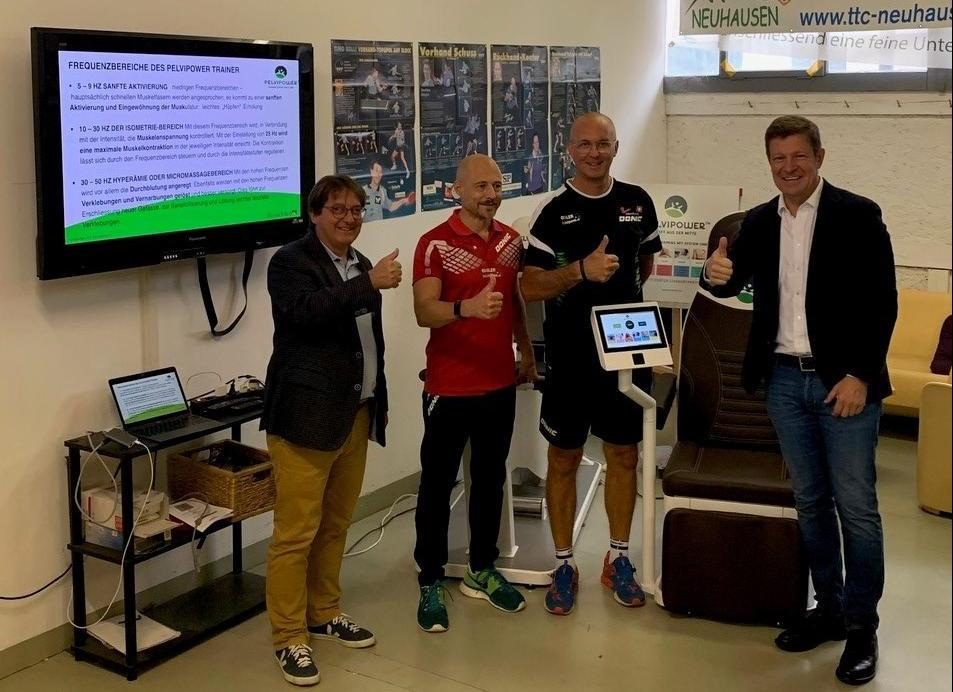 Présentation Pelvipower lors du camp d'entraînement STT