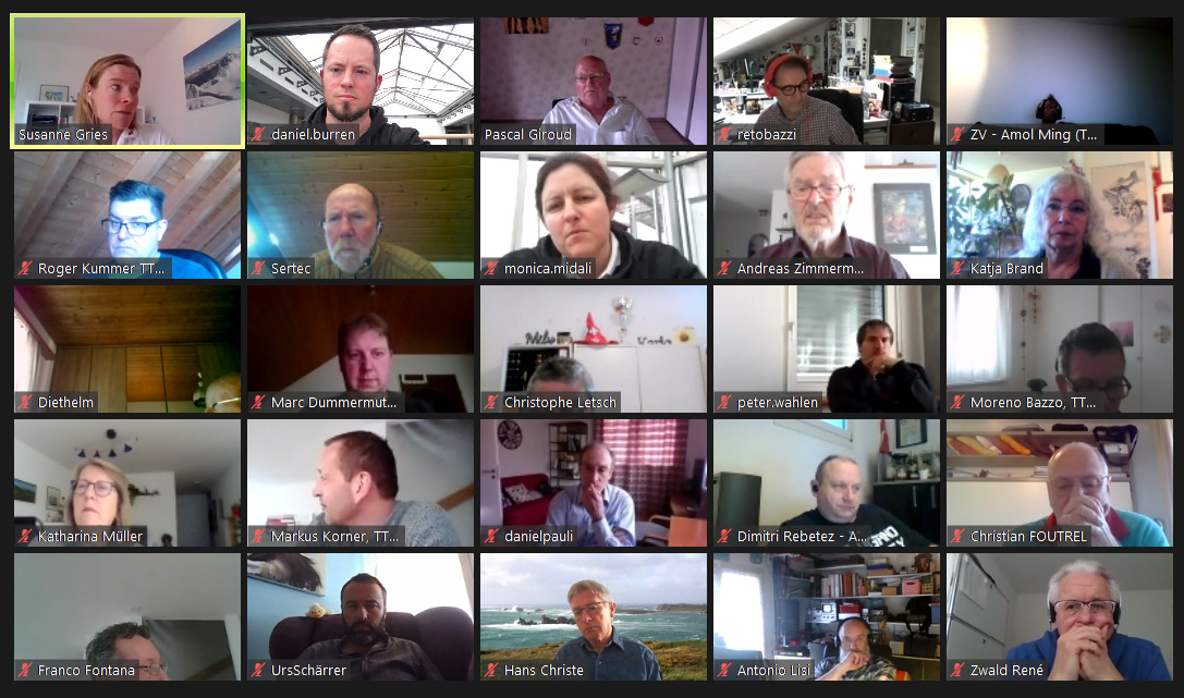 Vidéoconférence de l'Assemblée des délégués du 6 mars 2021