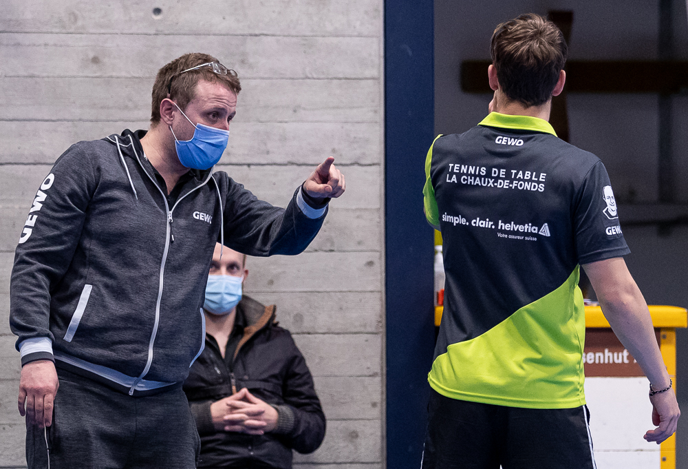 Christian Mignot (coach) & Barish Moullet / CTT La Chaux-de-Fonds