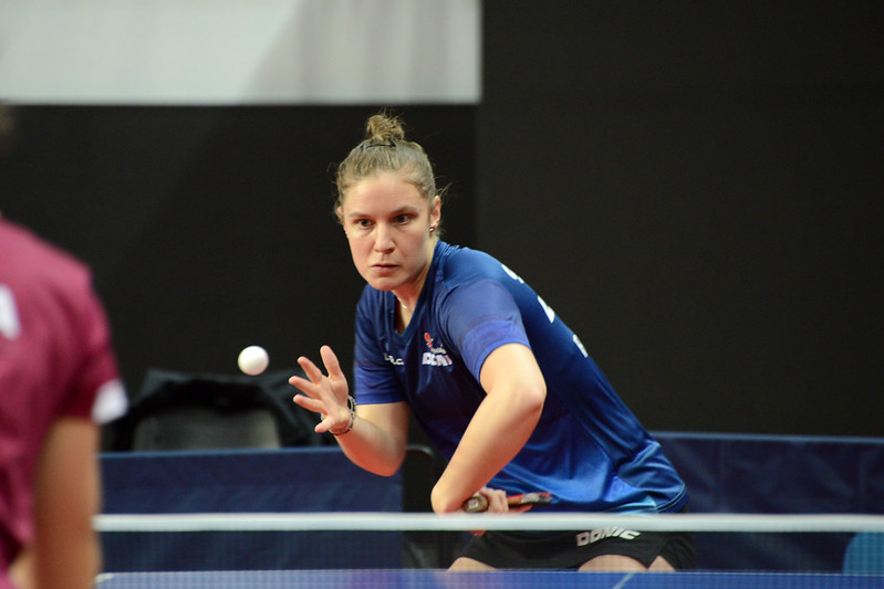 Rachel Moret au tournoi de qualification européen à Guimarães / Credit: ETTU_official