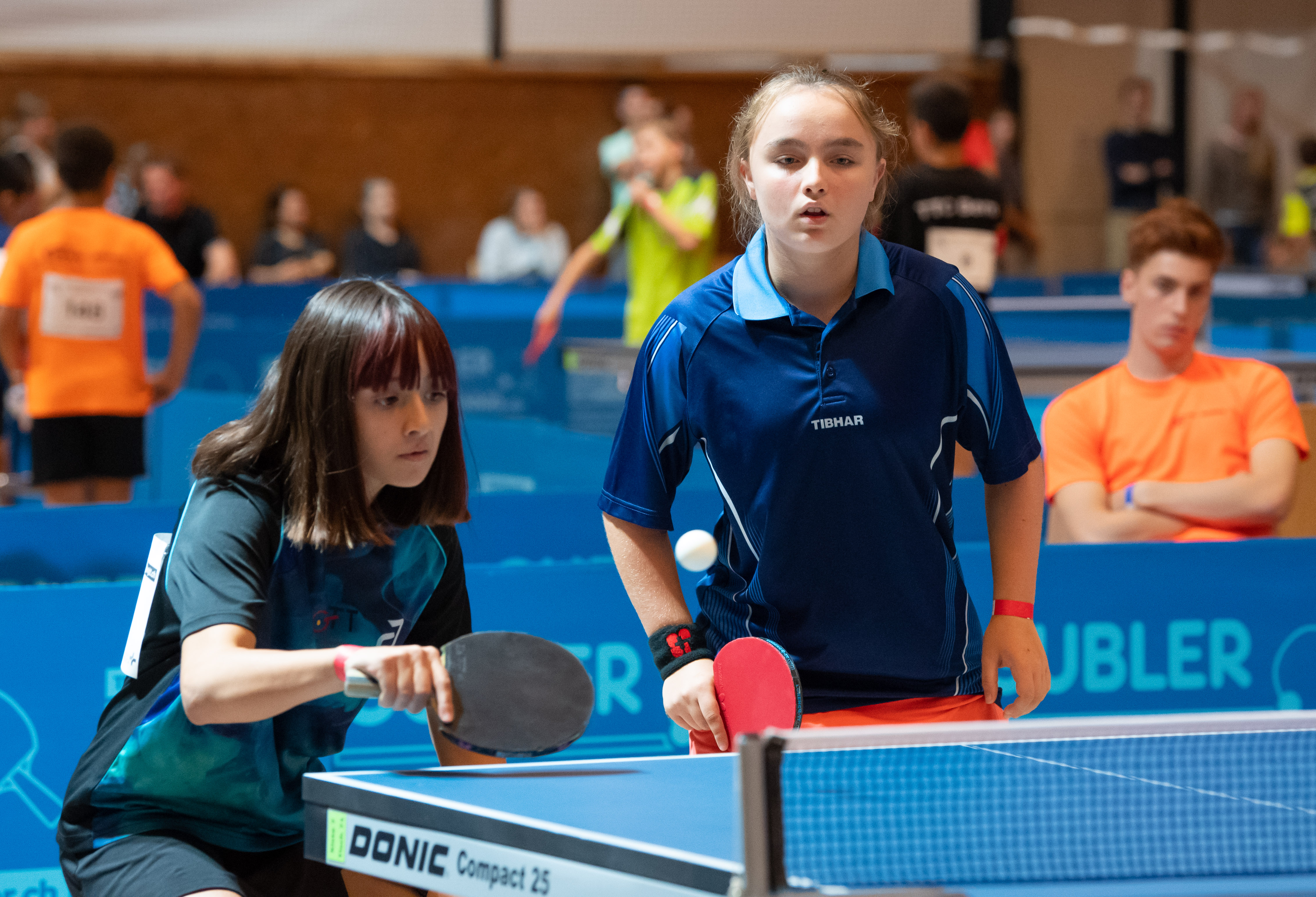 Mädchen Doppel U13 / Double Filles U13: Léana Sorrentino + Livia Generowicz