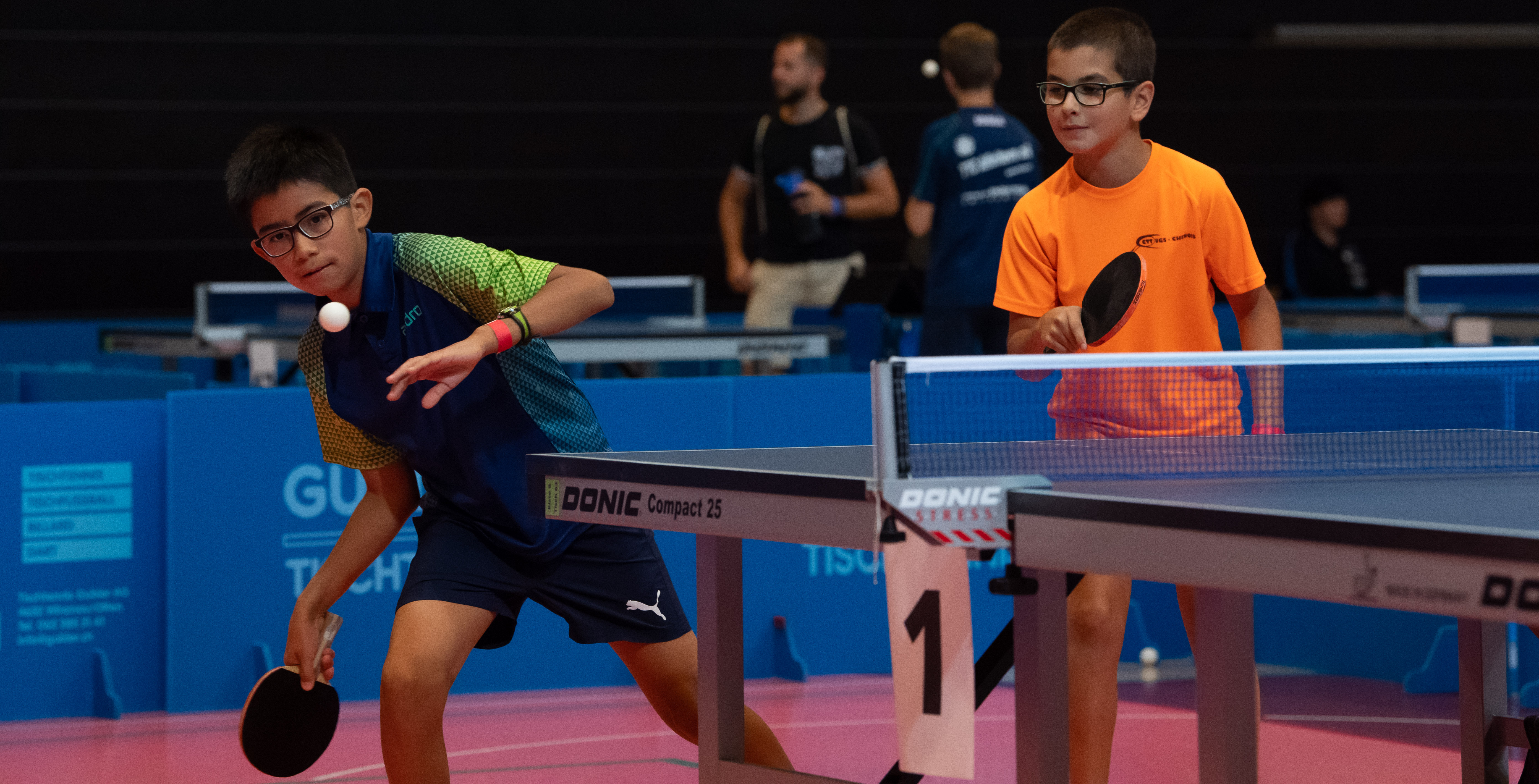 Knaben Doppel U11 / Double Garçons U11: Charlie Hurtado + Yanni Andriani