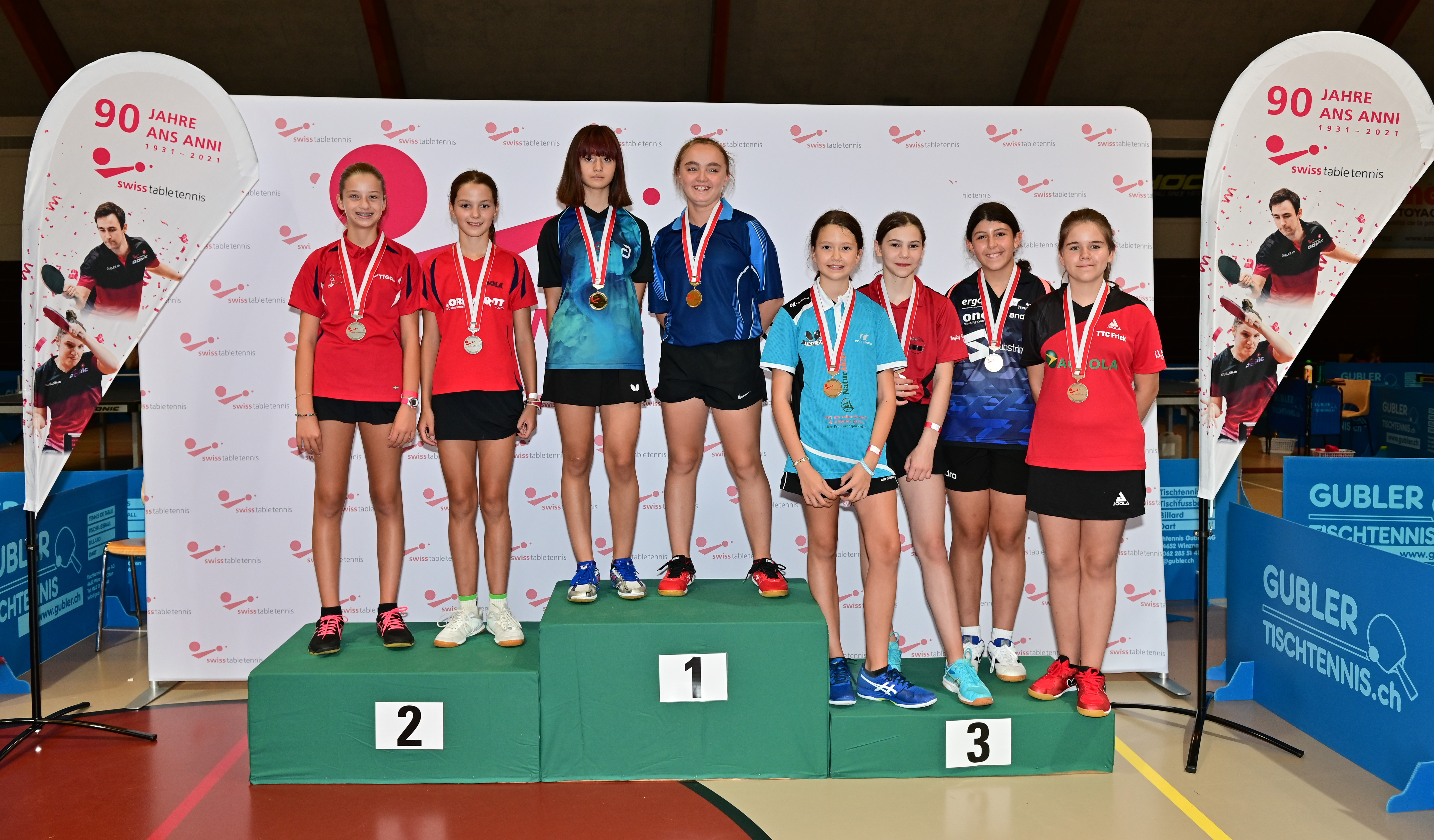 Mädchen Doppel U13 / Double Filles U13