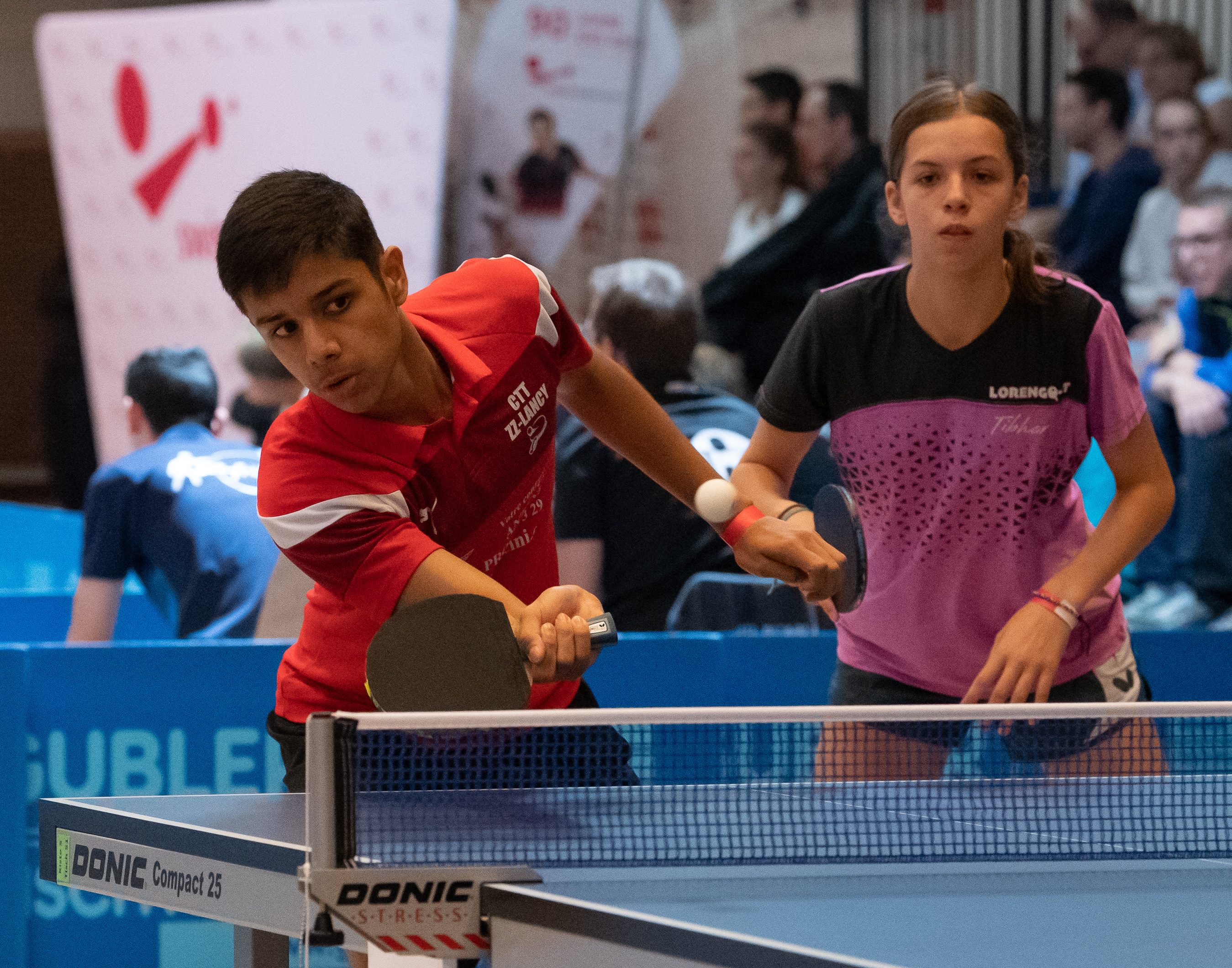 Mixed U15: Abishek Vepa + Fanny Doutaz
