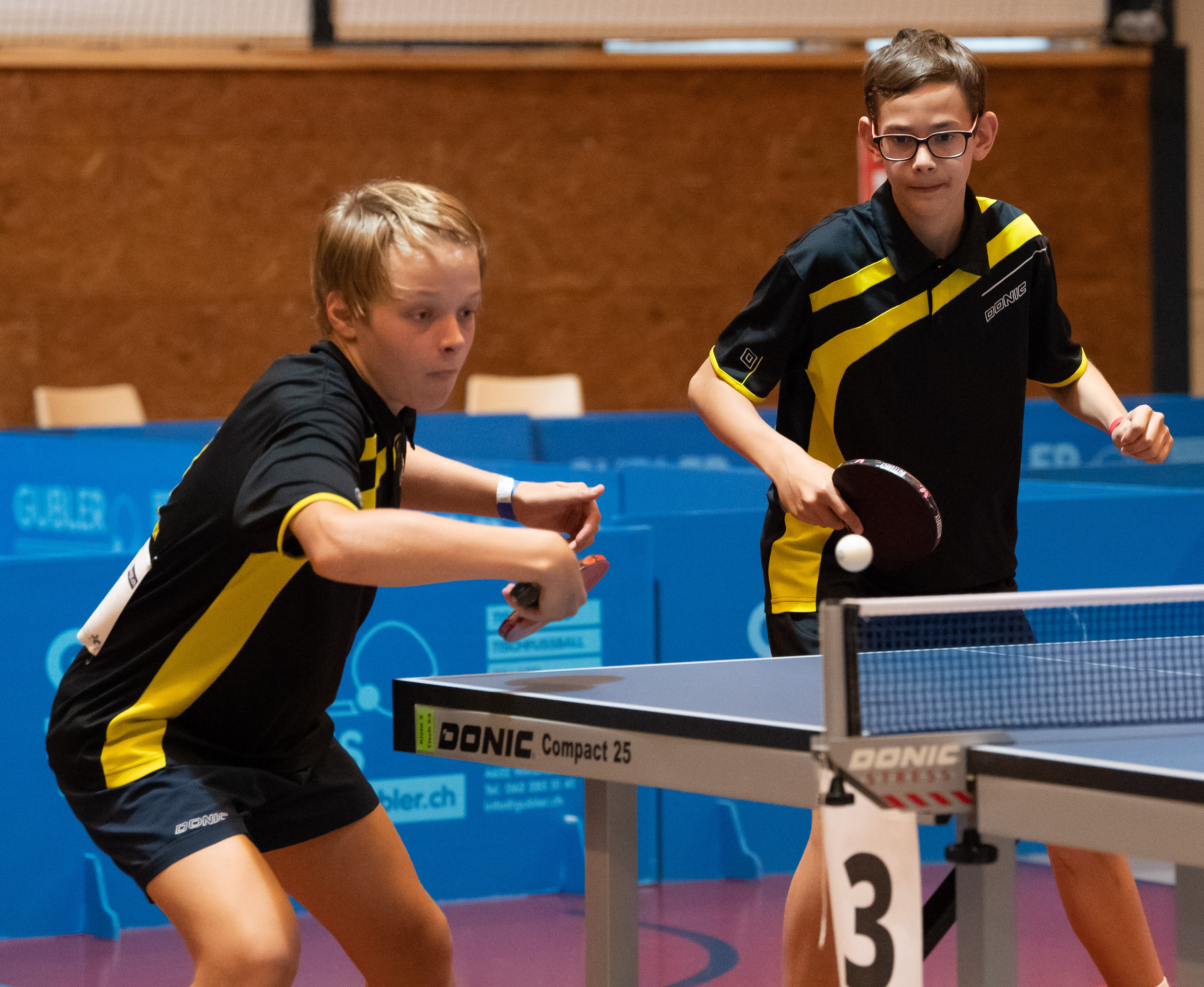Knaben Doppel U15 / Double Garçons U15: Noe Keusch + Severin Scherer