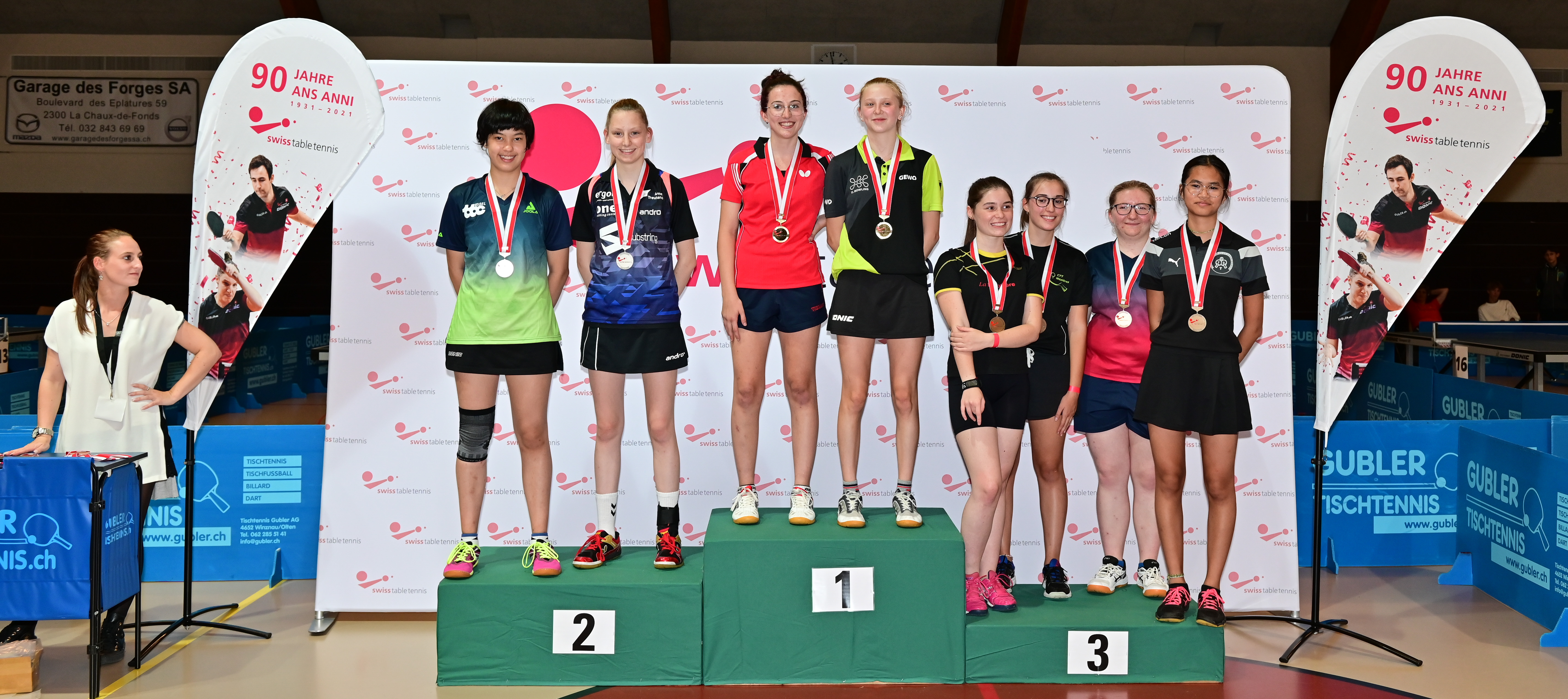 Mädchen Doppel U18 / Double Filles U18