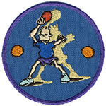 Abzeichen "Oranger Ball"